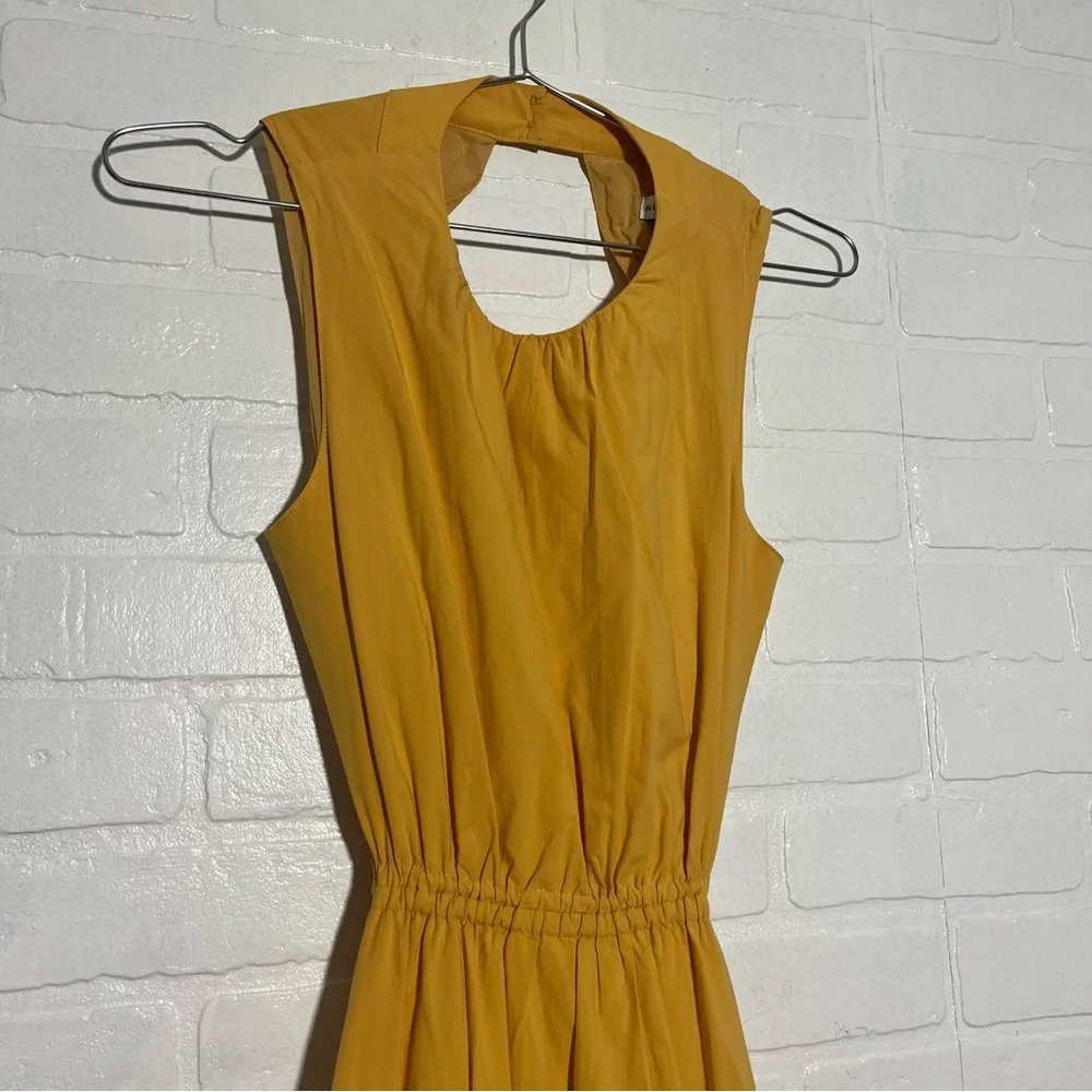 Moon River Dress Tie Open Back Tiered Midi Dress Long and Flowy Size Small - Picture 4 of 11